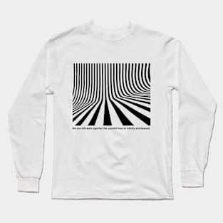 Black and white art Long Sleeve T-Shirt